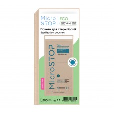 Крафт-пакети Microstop ECO з індикатором 4 класу 100×200 мм, 100 шт