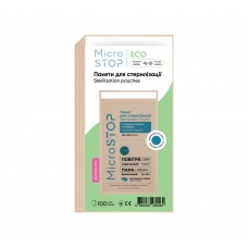 Крафт-пакети Microstop ECO з індикатором 4 класу 60×100 мм, 100 шт