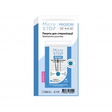 Крафт-пакети Microstop PROZORI з індикатором 4 класу 60×100 мм, 100 шт